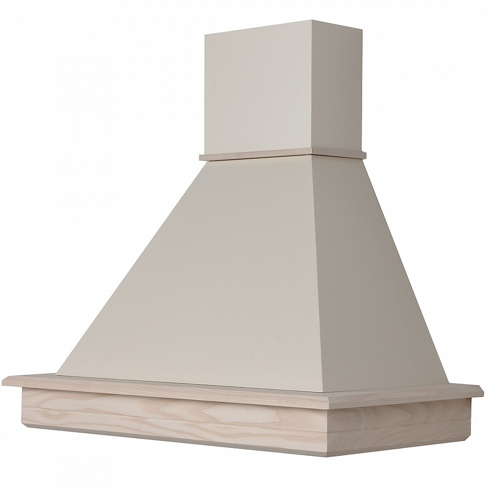- Cappa classica STOCK 70 ayous grezzo-cono panna- motore 218 mc/h